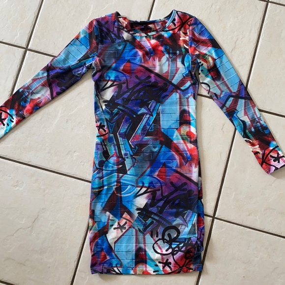 Top shop graffiti dress - Picture 1 of 2